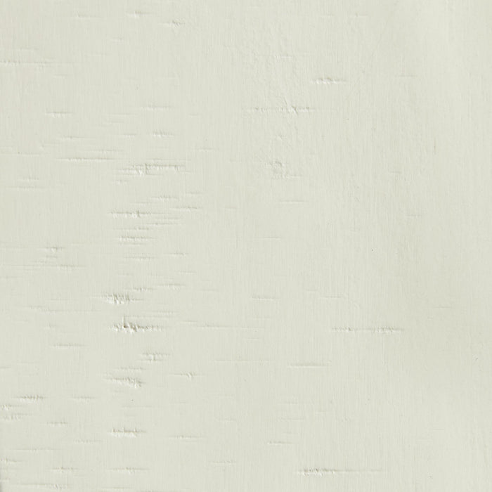 Stone Wooden Swirl Back Side Chair in White (2 Per Pack)