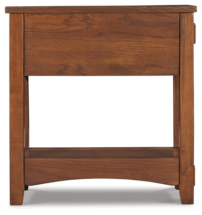 Breegin Chairside End Table - Pierce Furniture Gallery