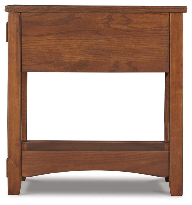 Breegin Chairside End Table - Pierce Furniture Gallery