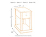 Breegin Chairside End Table - Pierce Furniture Gallery