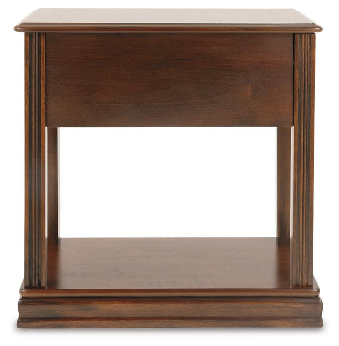 Breegin Chairside End Table - Pierce Furniture Gallery