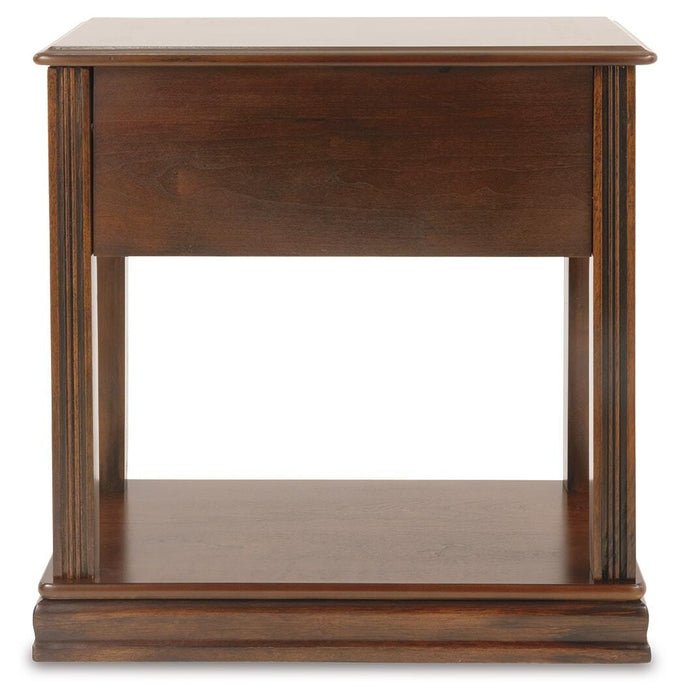 Breegin Chairside End Table - Pierce Furniture Gallery