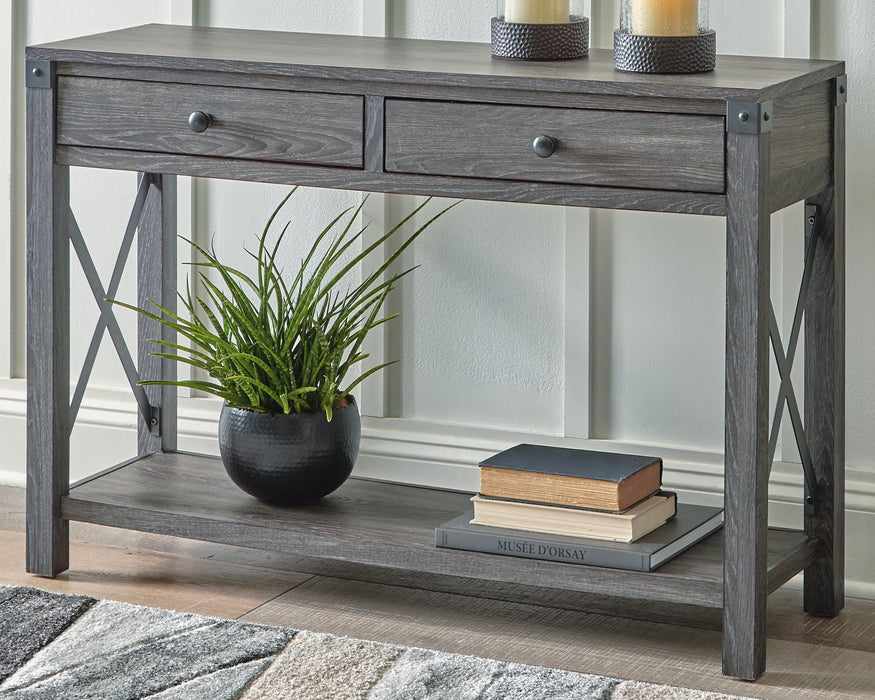 Freedan Sofa/Console Table - Pierce Furniture Gallery