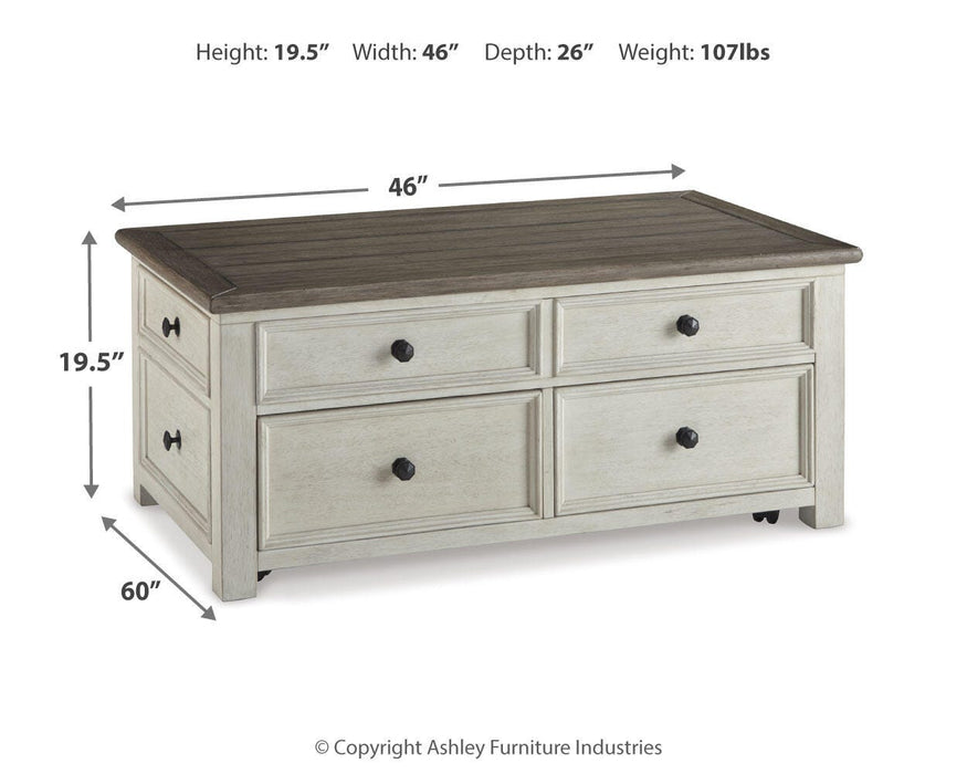 Bolanburg Coffee Table with Lift Top - Pierce Furniture Gallery