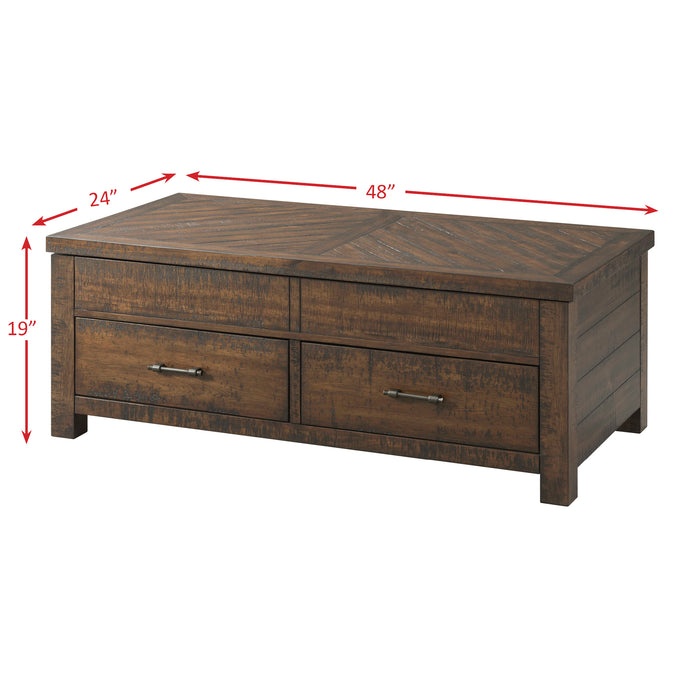 Jax Coffee Table W/Lift Top - Pierce Furniture Gallery