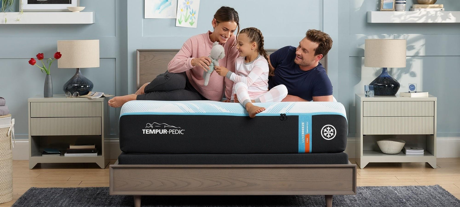 Tempur-Pedic LuxeBreeze Firm Mattress - Pierce Furniture Gallery