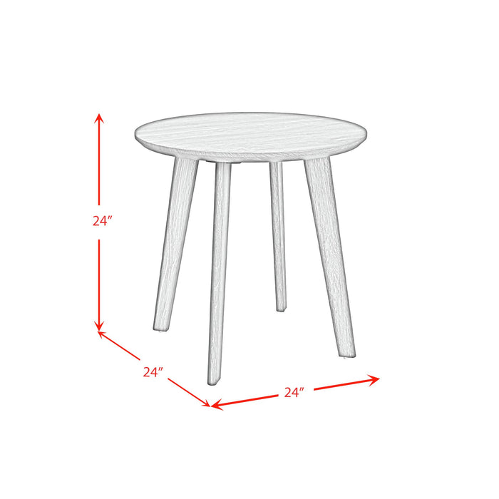 Theo Three Pack Occasional Set with Coffee Table and 2 End Tables in Walnut