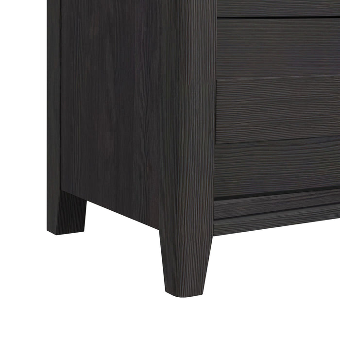 Tobias 5-Drawer Chest in Black