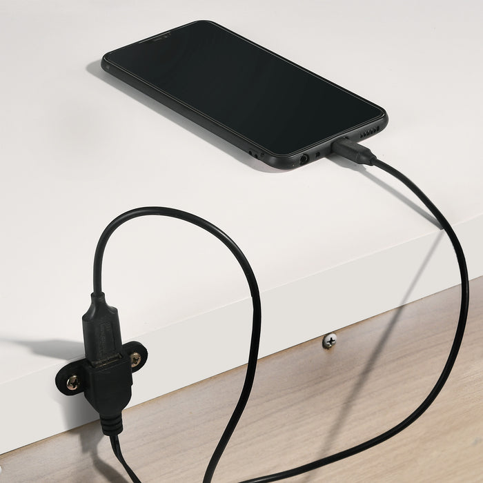 Twenty Nine Nightstand w/USB White - Pierce Furniture Gallery