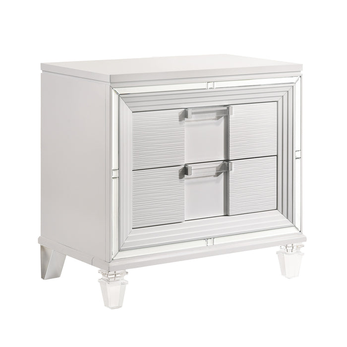 Twenty Nine Nightstand w/USB White - Pierce Furniture Gallery