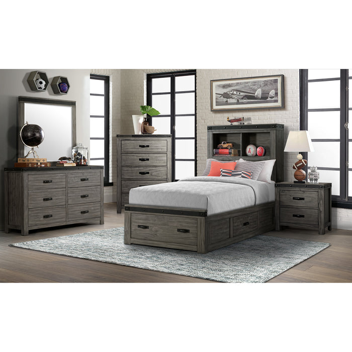 Wade Youth Platform Storage Bed