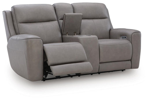 5Z-Comfort Power Reclining Loveseat with Console - Pierce Furniture Gallery
