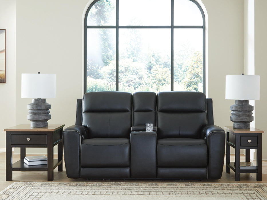 5Z-Comfort Power Reclining Loveseat with Console - Pierce Furniture Gallery