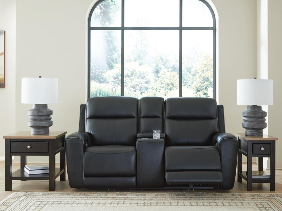 5Z-Comfort Power Reclining Loveseat with Console - Pierce Furniture Gallery