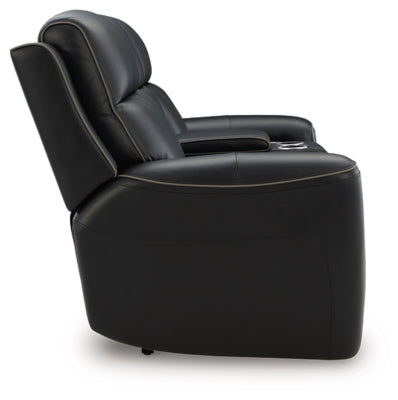 5Z-Relaxation Power Reclining Loveseat with Console - Pierce Furniture Gallery