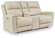 Dahlmoore Power Reclining Loveseat with Console - Pierce Furniture Gallery