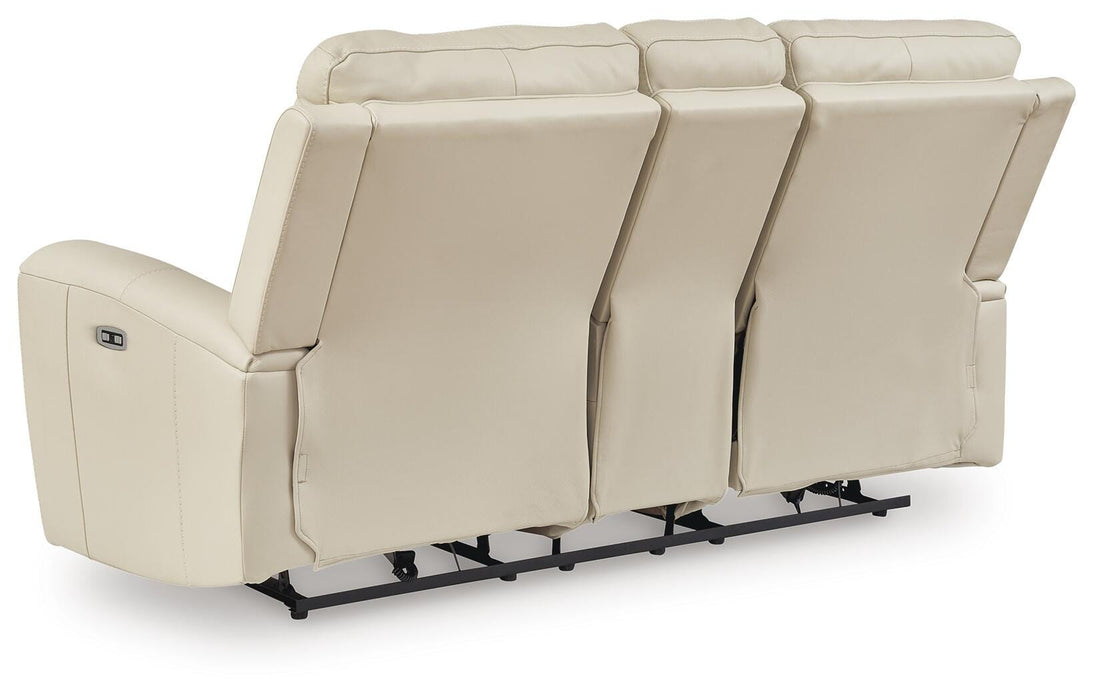 Dahlmoore Power Reclining Loveseat with Console - Pierce Furniture Gallery