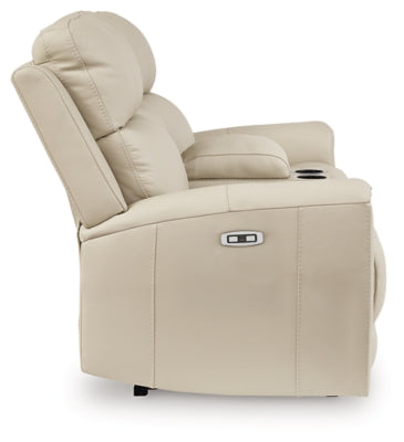 Dahlmoore Power Reclining Loveseat with Console - Pierce Furniture Gallery