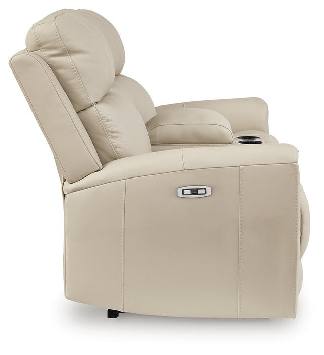 Dahlmoore Power Reclining Loveseat with Console - Pierce Furniture Gallery