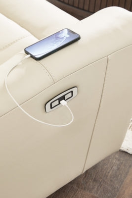 Dahlmoore Power Reclining Loveseat with Console - Pierce Furniture Gallery
