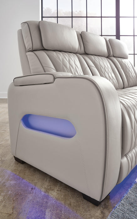Boyington Power Reclining Loveseat with Console - Pierce Furniture Gallery