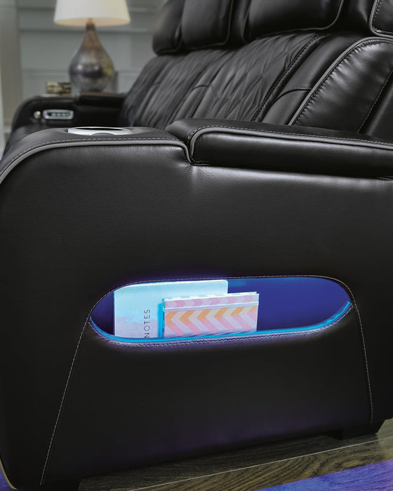 Boyington Power Reclining Loveseat with Console - Pierce Furniture Gallery