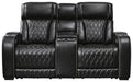 Boyington Power Reclining Loveseat with Console - Pierce Furniture Gallery