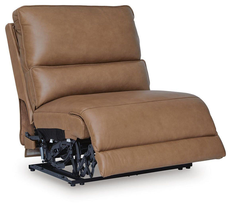 DeepWakes Reclining Sectional with Storage Console - Pierce Furniture Gallery