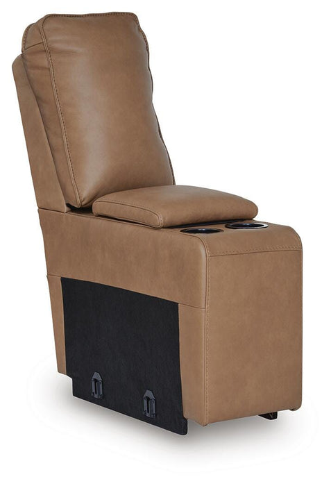 DeepWakes Reclining Sectional with Storage Console - Pierce Furniture Gallery