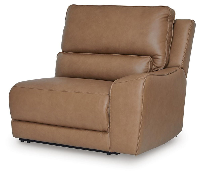 DeepWakes Reclining Sectional with Storage Console - Pierce Furniture Gallery