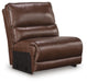 DeepWakes Reclining Sectional with Storage Console - Pierce Furniture Gallery