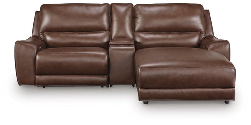 DeepWakes Power Reclining Sectional with Chaise - Pierce Furniture Gallery
