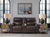 Crossplex Power Reclining Loveseat with Console - Pierce Furniture Gallery