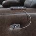 Crossplex Power Reclining Loveseat with Console - Pierce Furniture Gallery