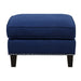 Erica 497 Ottoman W/Chrome Nail Heirloom Blue (ISTA 3) - Pierce Furniture Gallery
