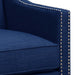 Erica 497 Chair W/Chrome Nails Heirloom Blue (ISTA 3) - Pierce Furniture Gallery