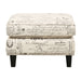 Erica 497 Ottoman W/Chrome Nail French Script (ISTA 3) - Pierce Furniture Gallery