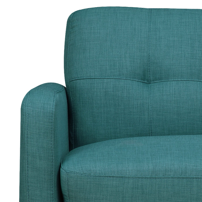 Hadley Sofa & Chair Set in Teal