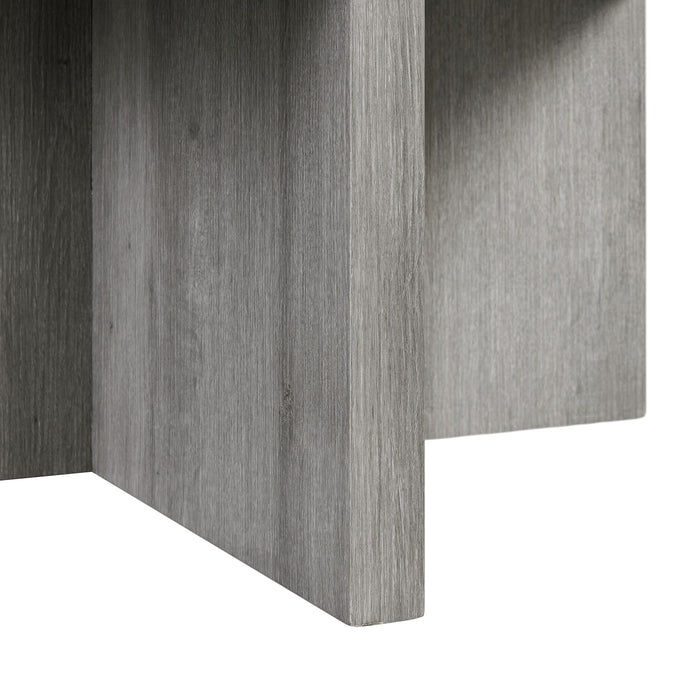 Uster Coffee Table W/Four storage Stools Grey