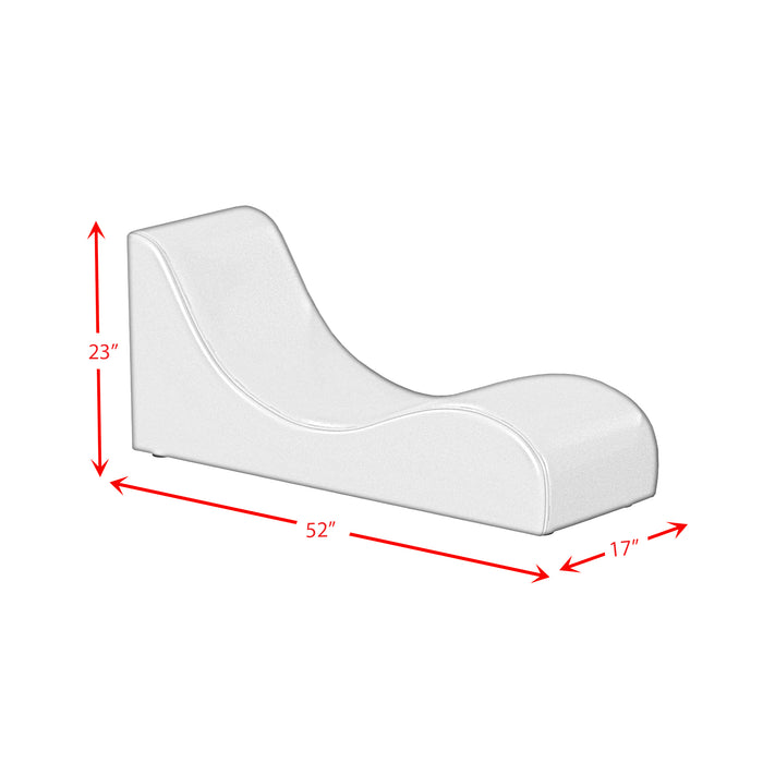 Valari Lounge Chair in Grey PU