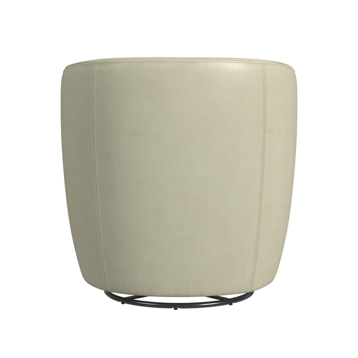 Vito Swivel Chair in Pebble Cream