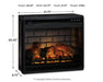Entertainment Accessories Electric Infrared Fireplace Insert - Pierce Furniture Gallery