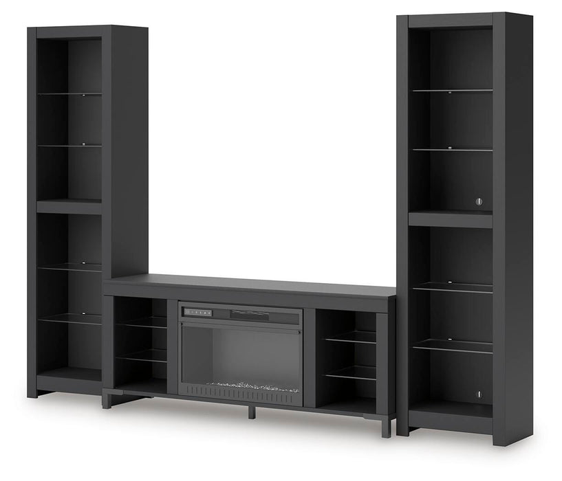 Cayberry Entertainment Center with Electric Fireplace - Pierce Furniture Gallery