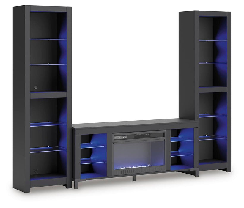 Cayberry Entertainment Center with Electric Fireplace - Pierce Furniture Gallery