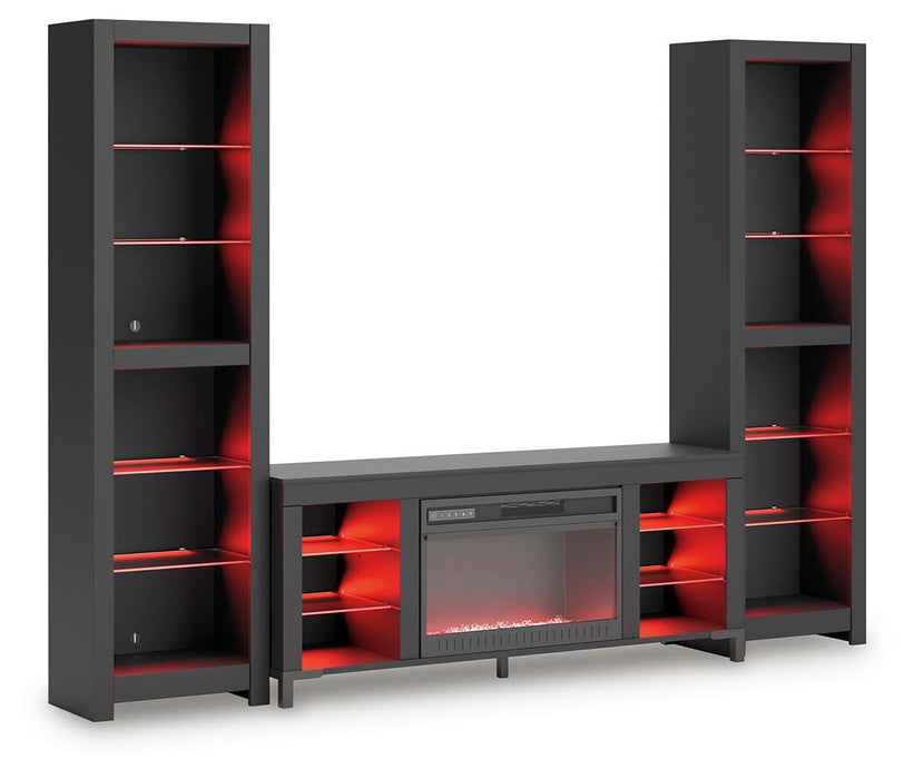 Cayberry Entertainment Center with Electric Fireplace - Pierce Furniture Gallery
