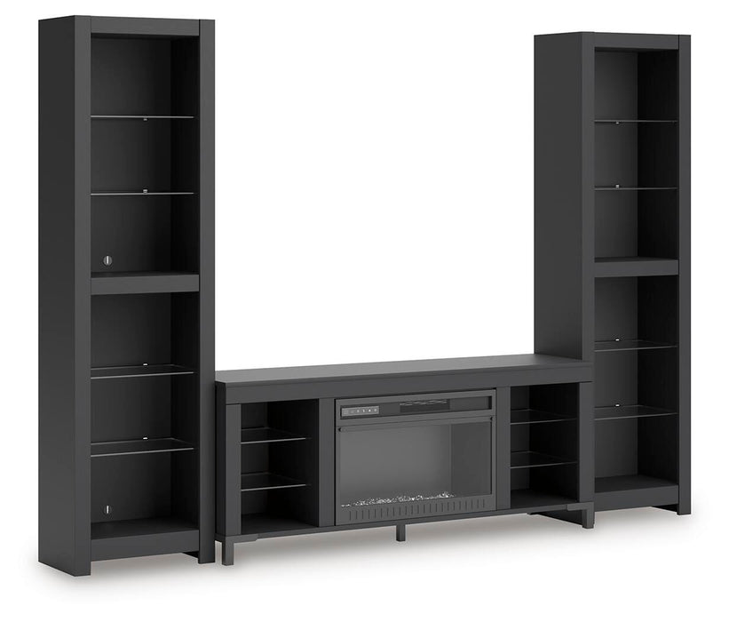 Cayberry Entertainment Center with Electric Fireplace - Pierce Furniture Gallery