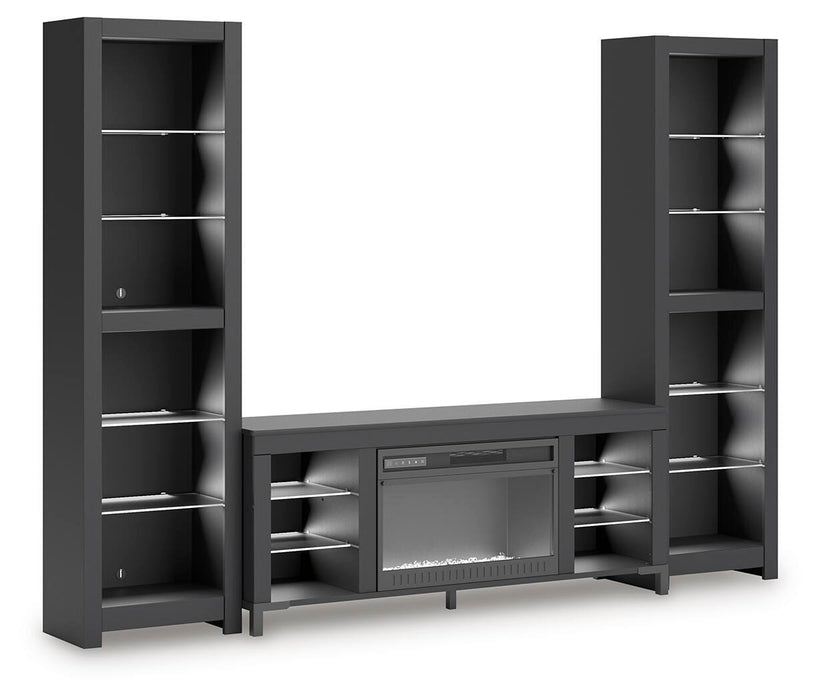 Cayberry Entertainment Center with Electric Fireplace - Pierce Furniture Gallery