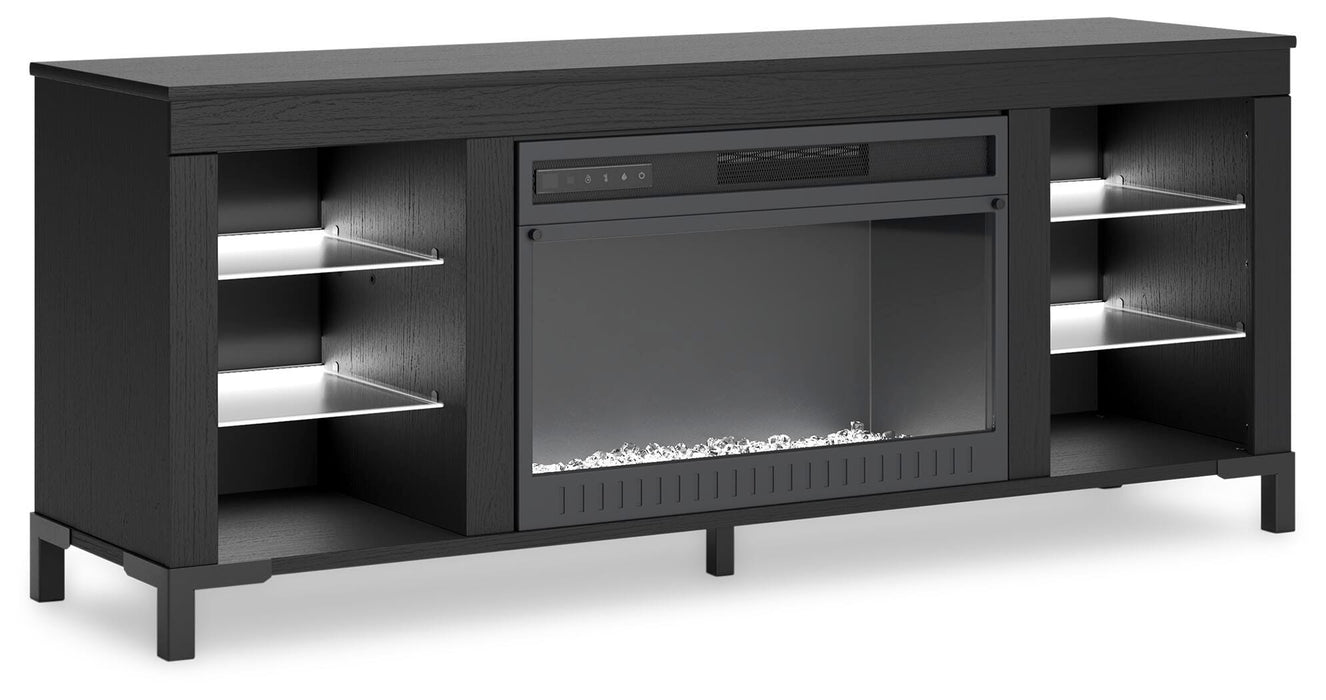 Cayberry 60" TV Stand with Electric Fireplace - Pierce Furniture Gallery