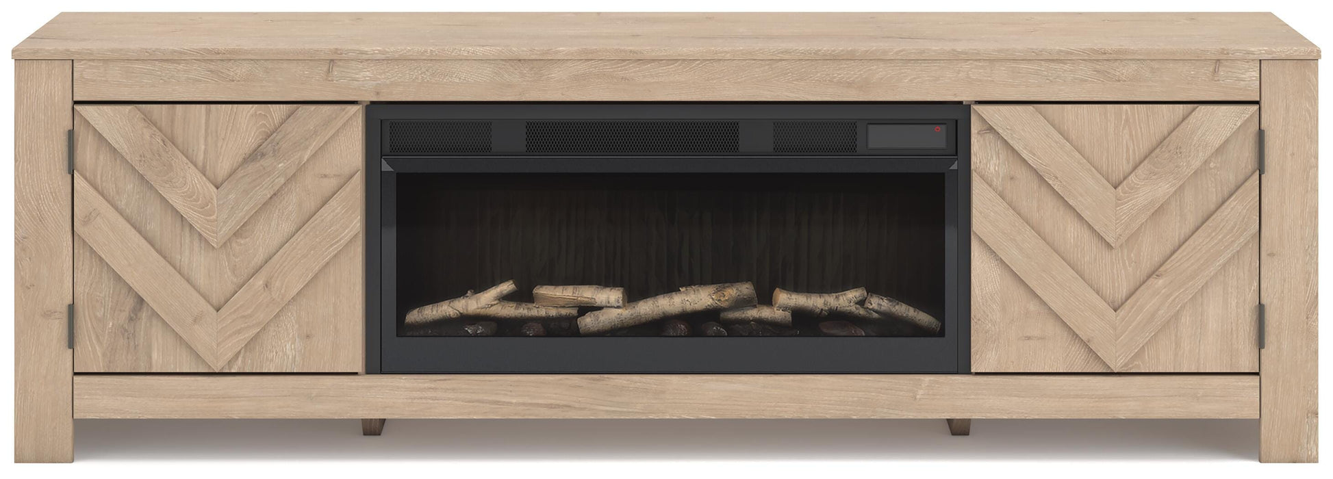 Cayboni 71" TV Stand with Electric Fireplace - Pierce Furniture Gallery