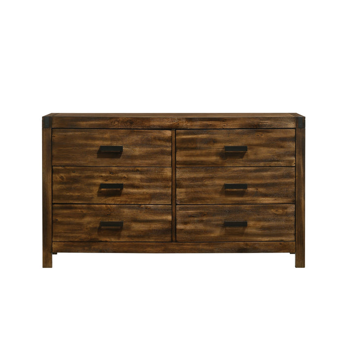 Warner Dresser Chestnut - Pierce Furniture Gallery